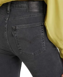 Levis High Waist Skinny Jeans 721 in schwarzem Clear Way