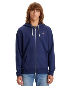 Levi's Hoodie mit Reißverschluss in Dunkelblau