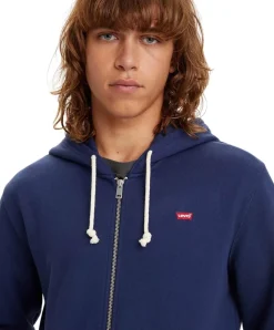 Levi's Hoodie mit Reißverschluss in Dunkelblau