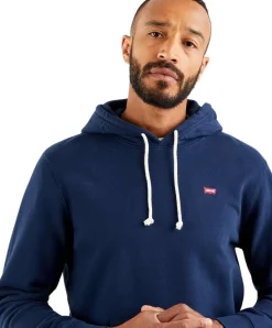 Levi's Hoodie Original Housemark mit kleinem Logo in Blau