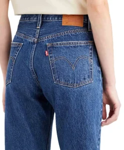 Levi's Jeans ⅞ Crop 501 in mittelblauer Orinda Troy Horse