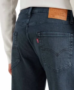Levi's Jeans 502 Taper in dunkler Blue Black Waschung