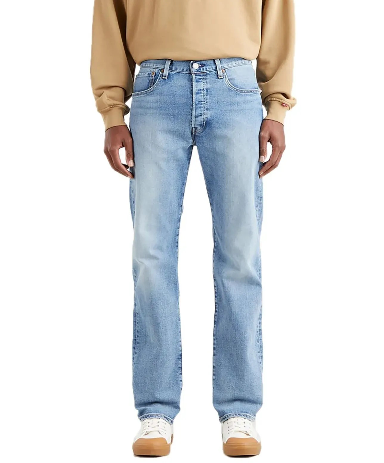 Levi’s Jeans Original Fit 501 in blauem I Call You Name