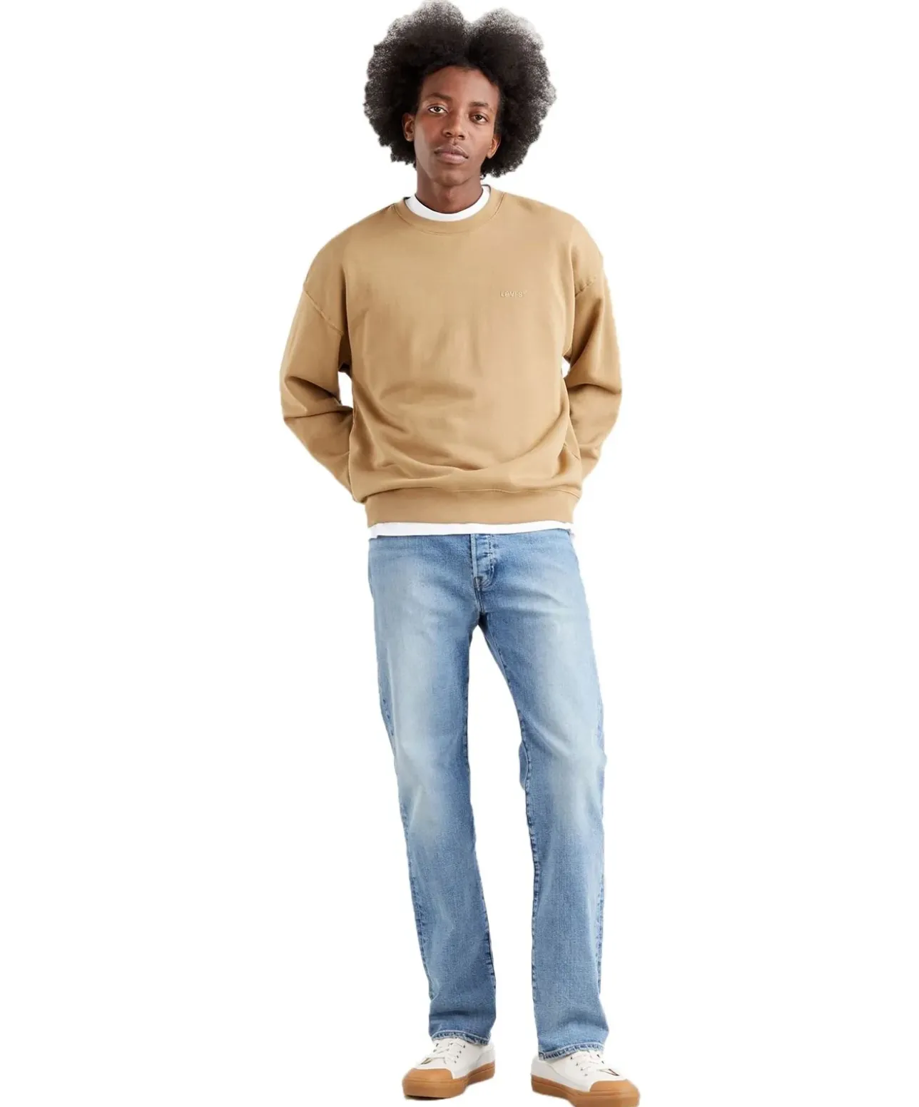 Levi’s Jeans Original Fit 501 in blauem I Call You Name