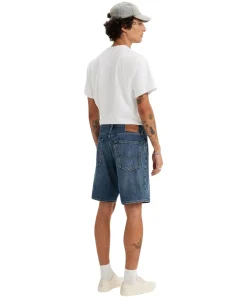 Levis Jeans Shorts 468 im blauen Baggy Style