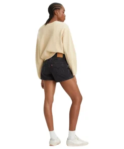 Levis Jeans Shorts 80'S Mom in Schwarz