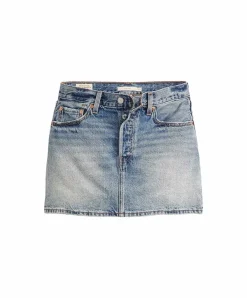 Levis Jeansrock Icon aus Baumwolle in Mittelblau