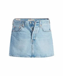Levis Jeansrock Icon mit Destroyed Saum in Stonewash