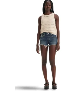 Levi's Jeans-Shorts 501 Original aus hellblauem Denim
