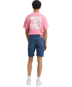 Levi's Jeans-Shorts Original 501 Hemmed in Mittelblau