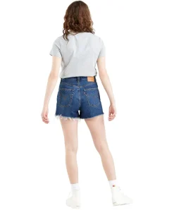 Levi's Jeans-Shorts Ribcage in Noe Five mit fransigem Saum