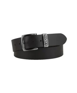 Levi's Ledergürtel Pilchuck in Schwarz
