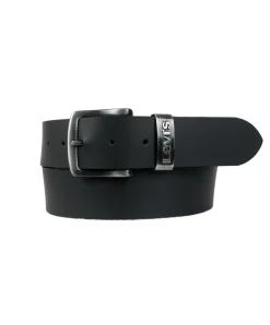 Levi's Ledergürtel Pilchuck in Schwarz