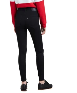 Levi's Mile High Super Skinny Jeans in Schwarz