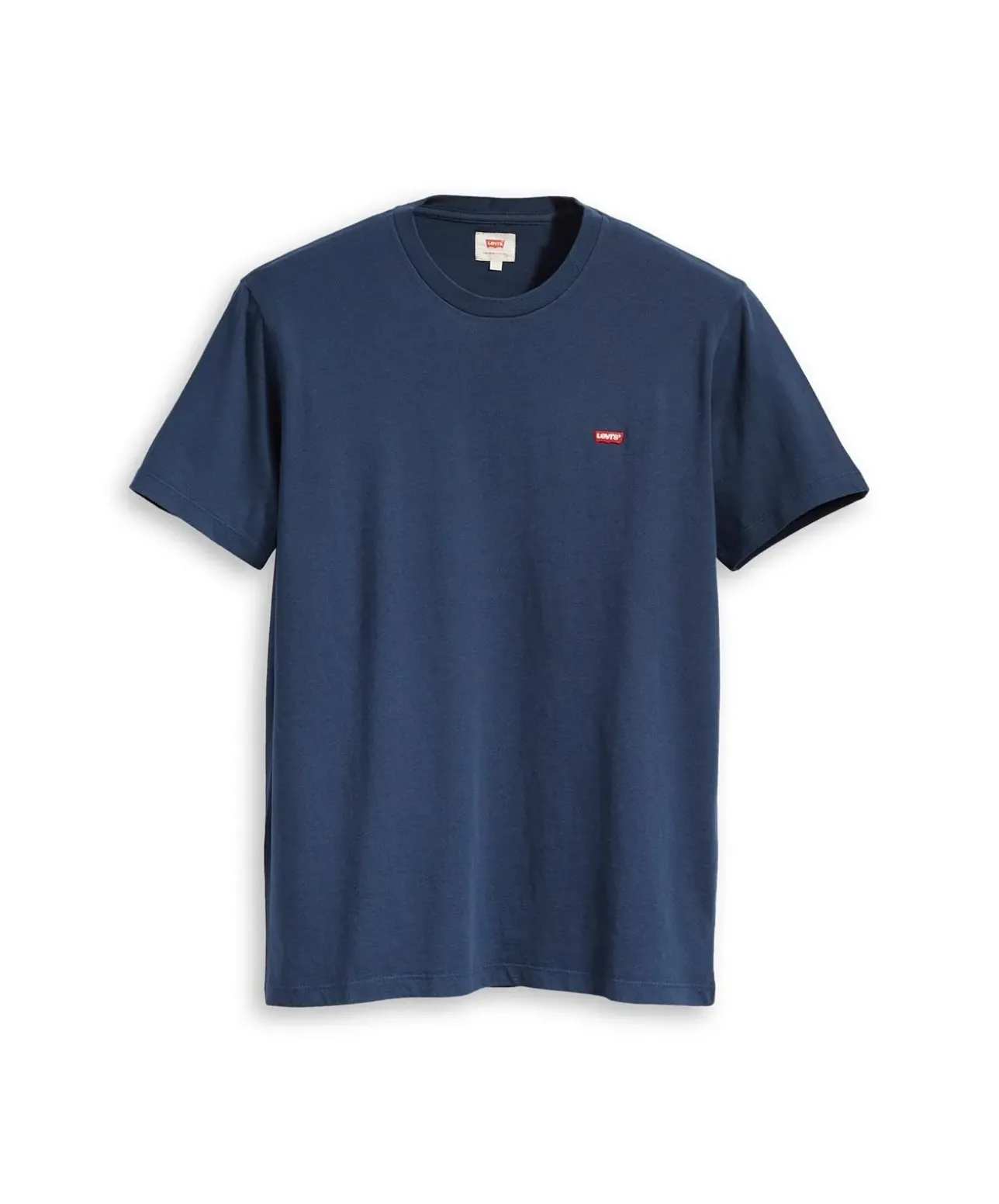 Levis Original Tee - blaues Basics Shirts aus Baumwolljersey