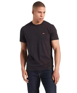 Levis Original Tee - Schwarzes T-Shirt aus Baumwolljersey