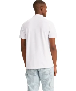 Levi's Poloshirt Housemark Polo mit Logo-Badge in Weiß