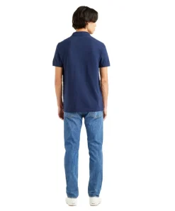 Levi's Poloshirt Housemark in blau mit dezentem Logo