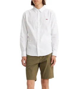 Levi's Slim fit Hemd Battery Housemark in Weiß