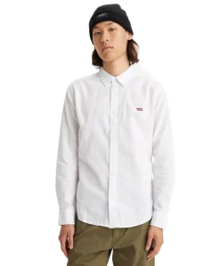 Levi's Slim fit Hemd Battery Housemark in Weiß