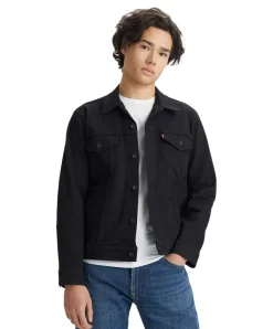 Levis Trucker Jacke Regular Fit in Schwarz