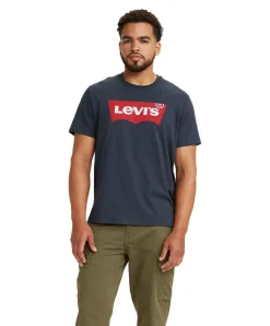 Levi's T-Shirt Batwing Tee in blauem Dress Blues