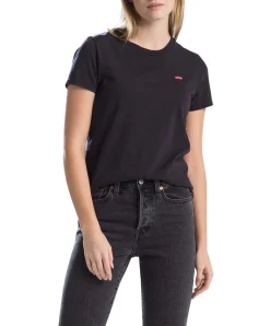 Levi's T-Shirt in Schwarz mit kleinem Marken-Logo