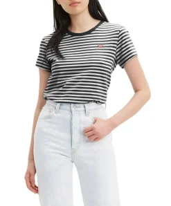 Levi's T-Shirt mit Batwing-Logo im gestreiften Look