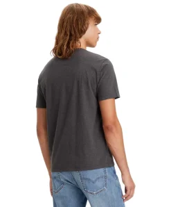 Levi's T-Shirt Original Tee in Grau mit kleinem Logo