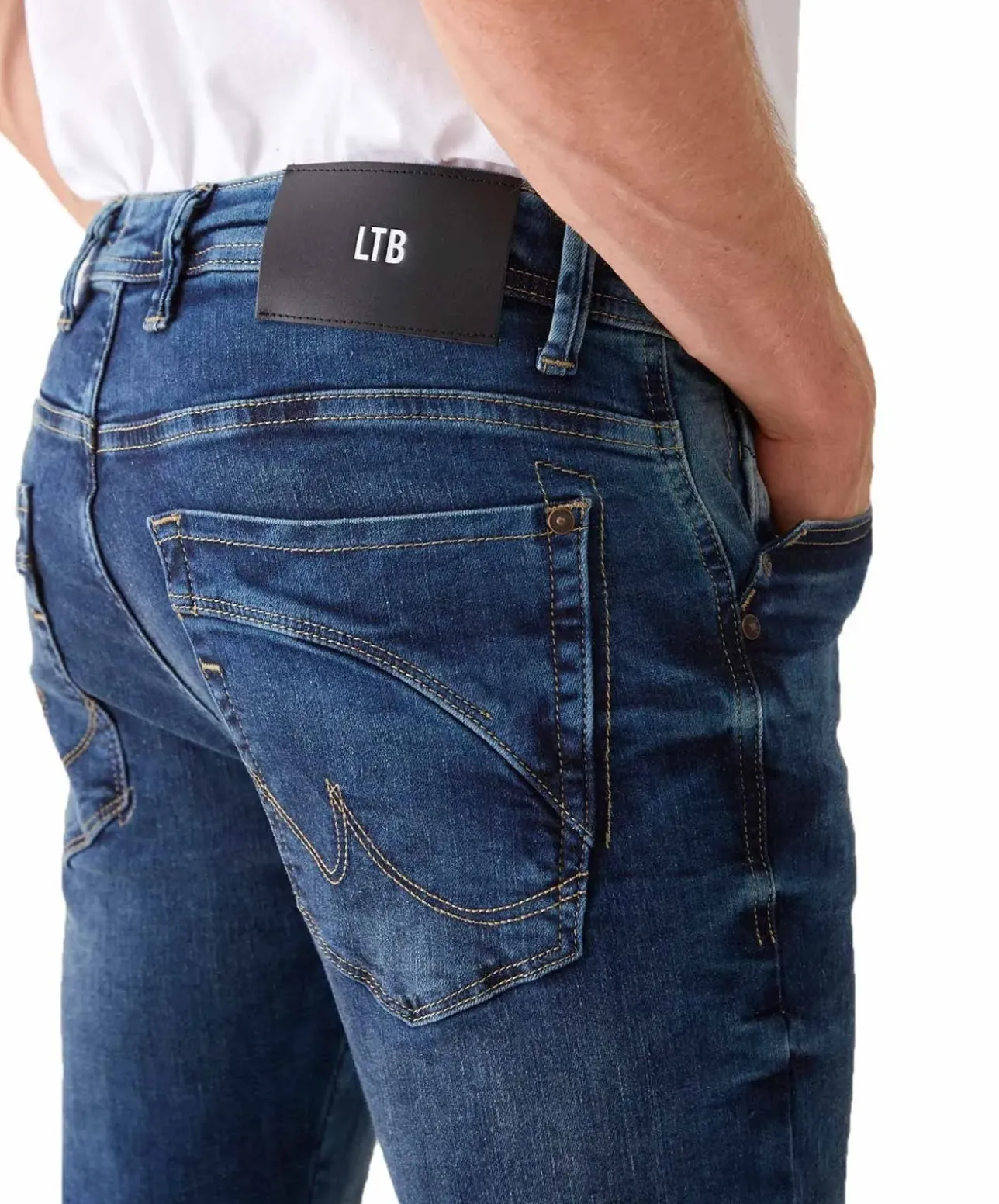 LTB Bootcut Jeans Roden in Blue Lapis Waschung