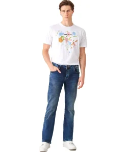 LTB Bootcut Jeans Roden in Blue Lapis Waschung