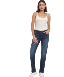 LTB Bootcut Jeans Vilma in dunkelblauer Waschung