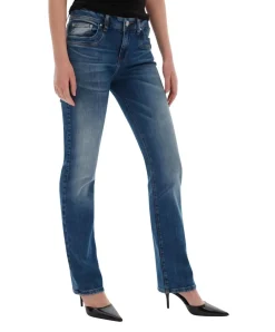 LTB Bootcut Jeans Vilma in mittelblauer Waschung