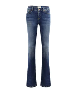 LTB Fallon Jeans in Dunkelblau mit mittelhohem Bund
