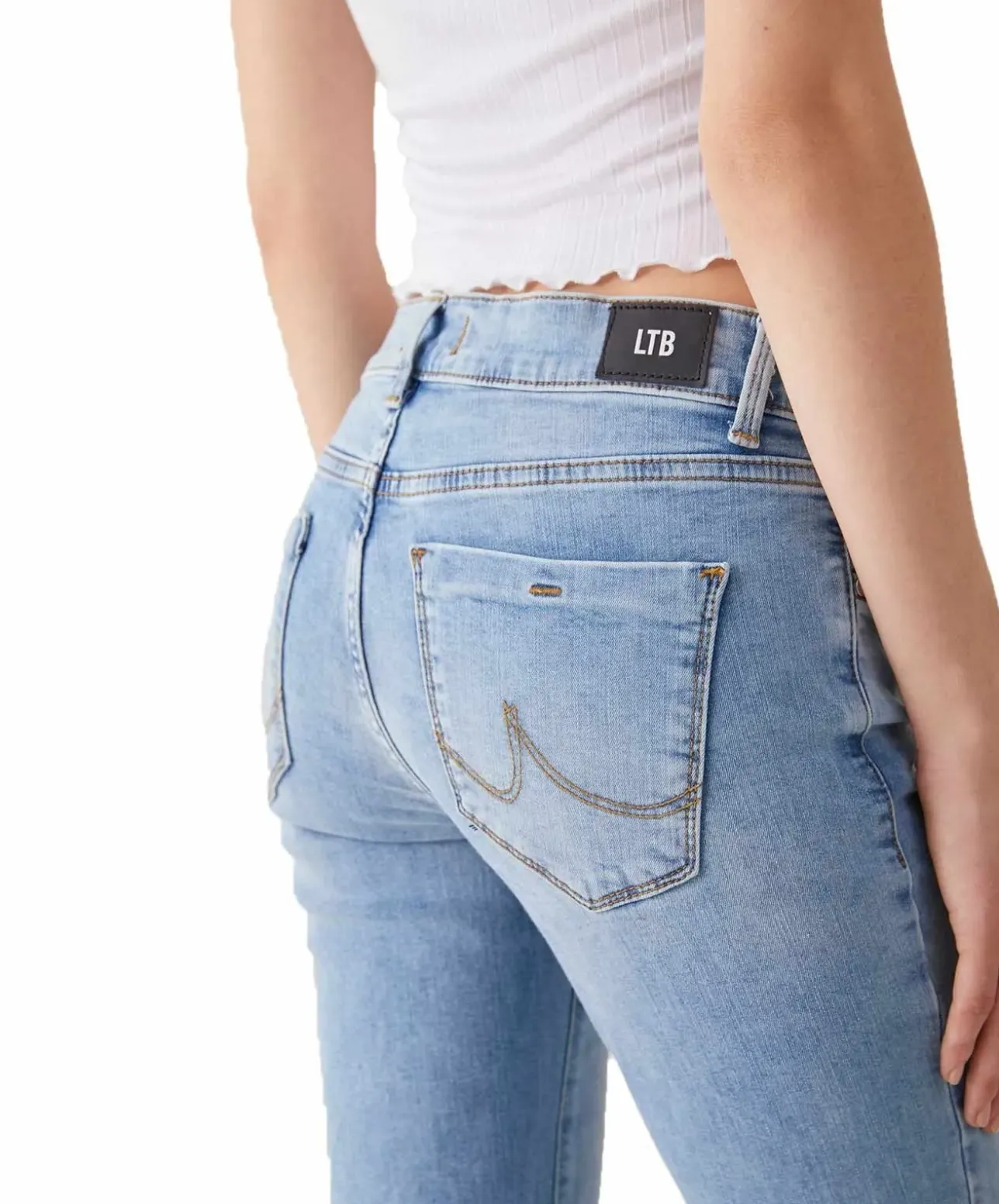 LTB Flared Jeans Fallon in heller Ennio Waschung