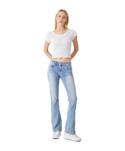 LTB Flared Jeans Fallon in heller Ennio Waschung