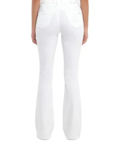 LTB Flared Jeans Novi in Weiß mit hohem Bund