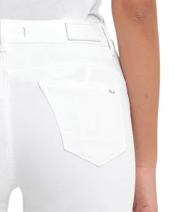 LTB Flared Jeans Novi in Weiß mit hohem Bund