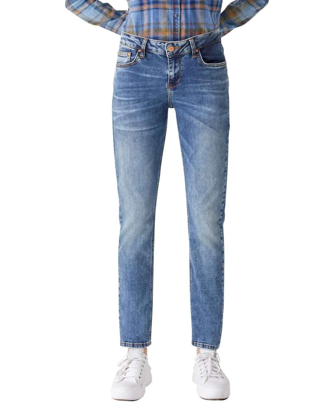 LTB Jeans Aspen Y in hellblauer Used Waschung