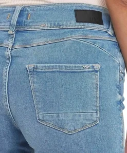 LTB Jeans Shorts Rosina in blau mit Doppelknopf-Verschluss