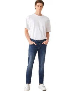 LTB Jeans Slim Fit Joshua mit Low Rise in dunklem Hercules