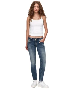 LTB Molly Jeans Slim Fit in Mittelblau