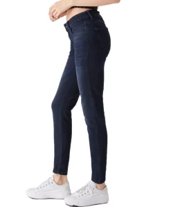 LTB Nicole - Röhrenjeans in dunklem Used Look