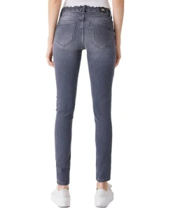 LTB Nicole Damen Jeans in grauer Used Optik