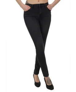 LTB Skinny Jeans Amy mit High Waist in schwarzem Erna