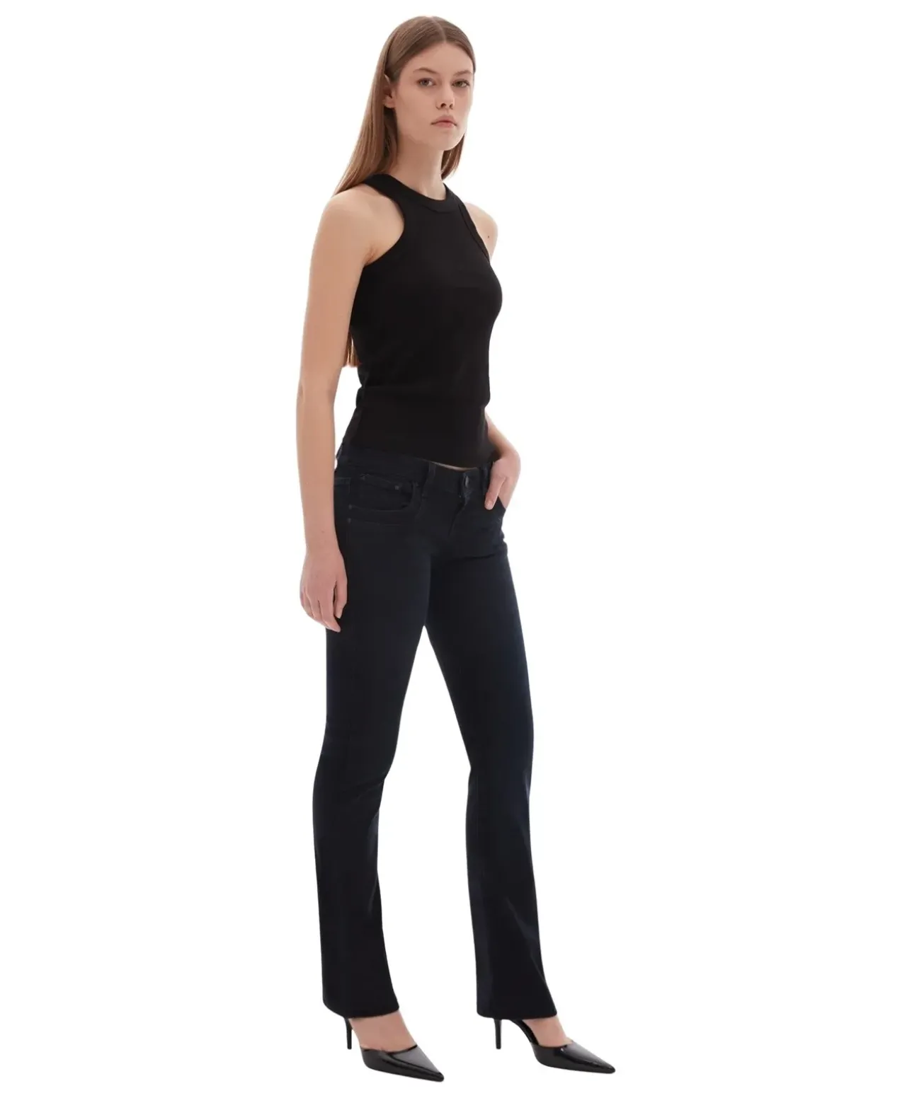 LTB Valerie - Bootcut Jeans aus dunkelblauem Denim