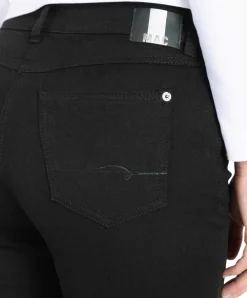Mac Angela Jeans Slim Fit in schwarzem Black-Black