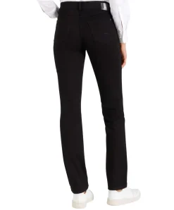 Mac Angela Jeans Slim Fit in schwarzem Black-Black