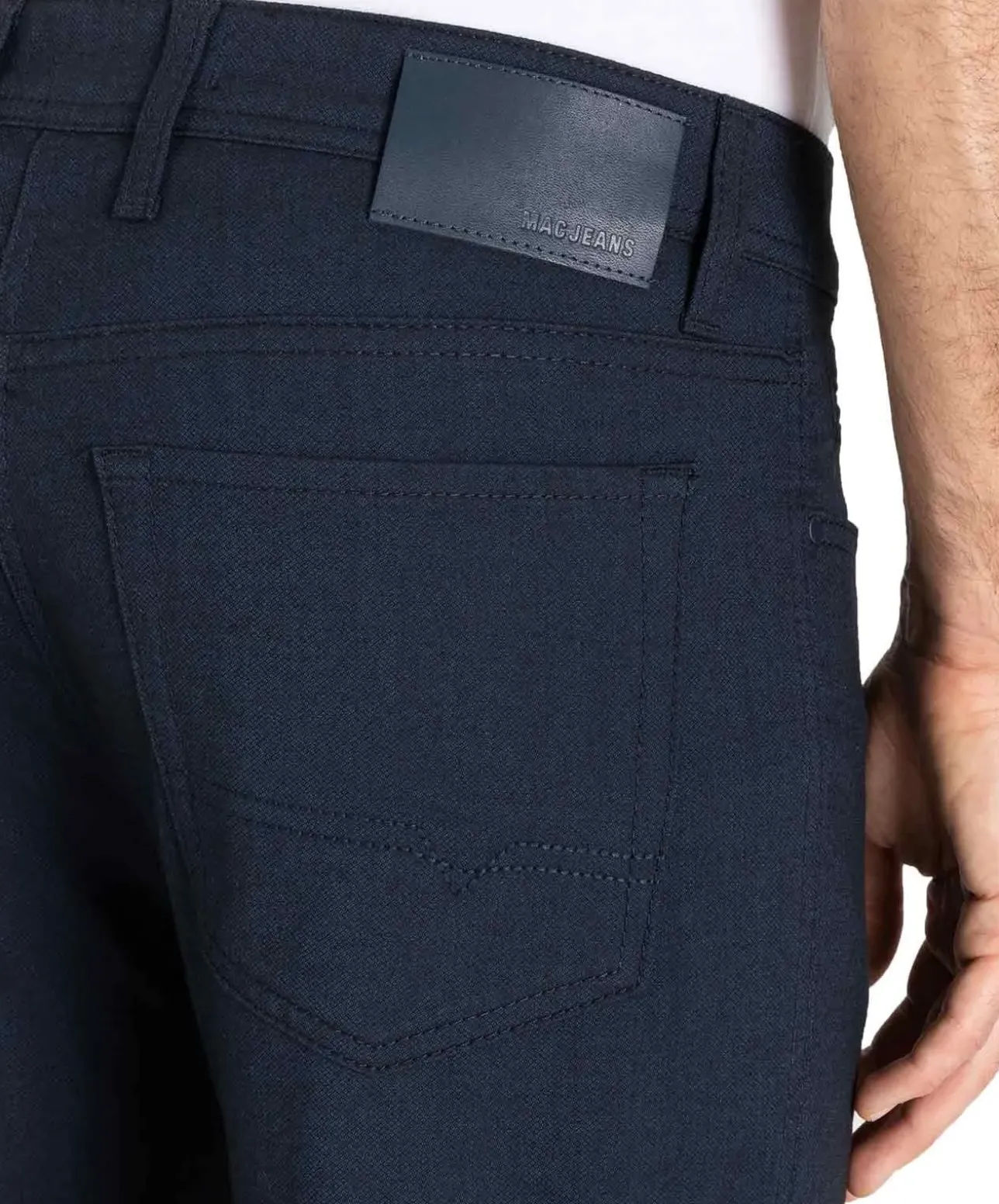 Mac Arne Hose mit Structure Flex in Dunkelblau
