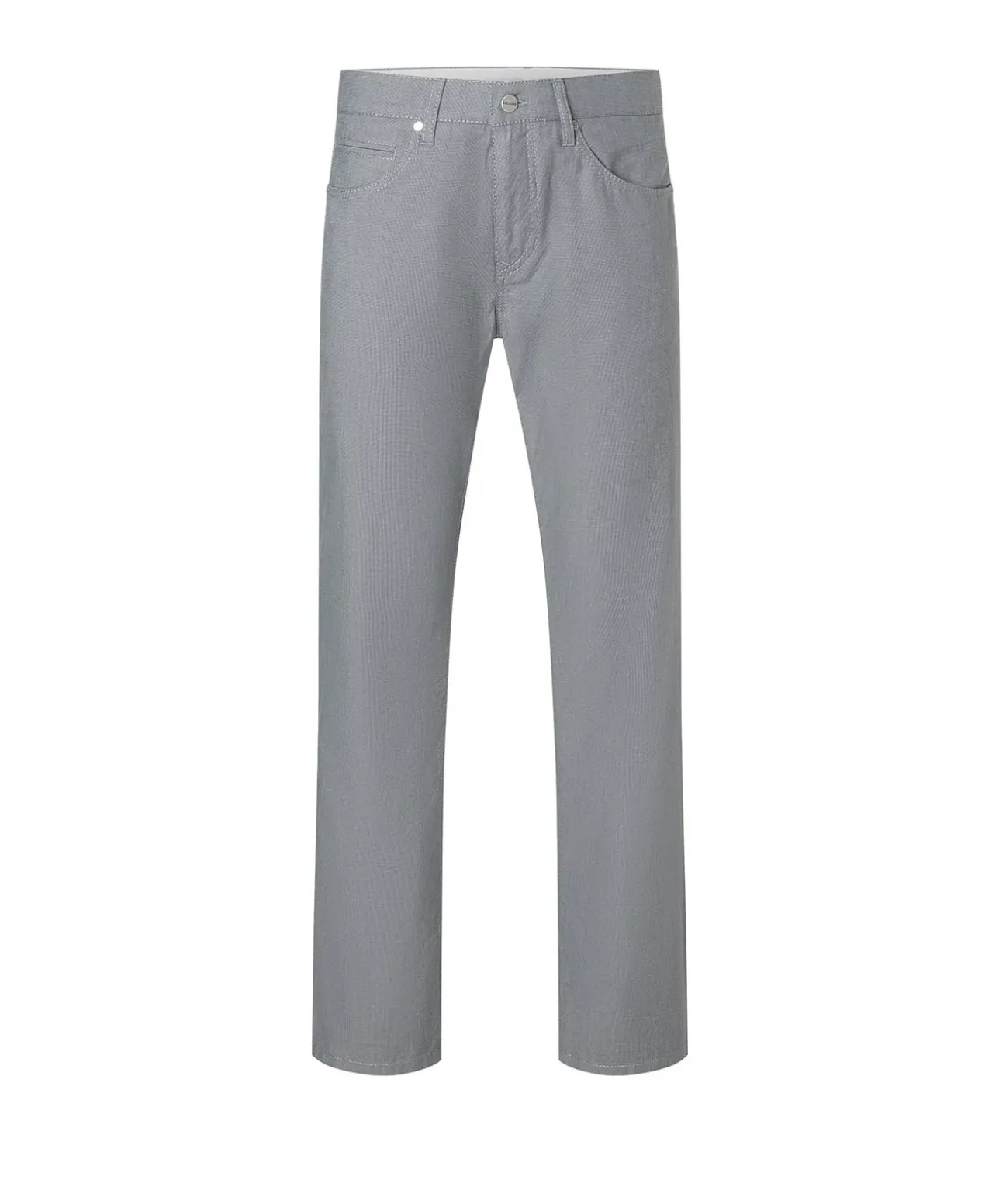 MAC Arne Hose Modern Fit in steingrauer Melange-Qualität